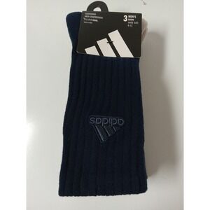 Adidas Crew Socks mens 6-12 Cushioned Climacool  Blue Green Cream